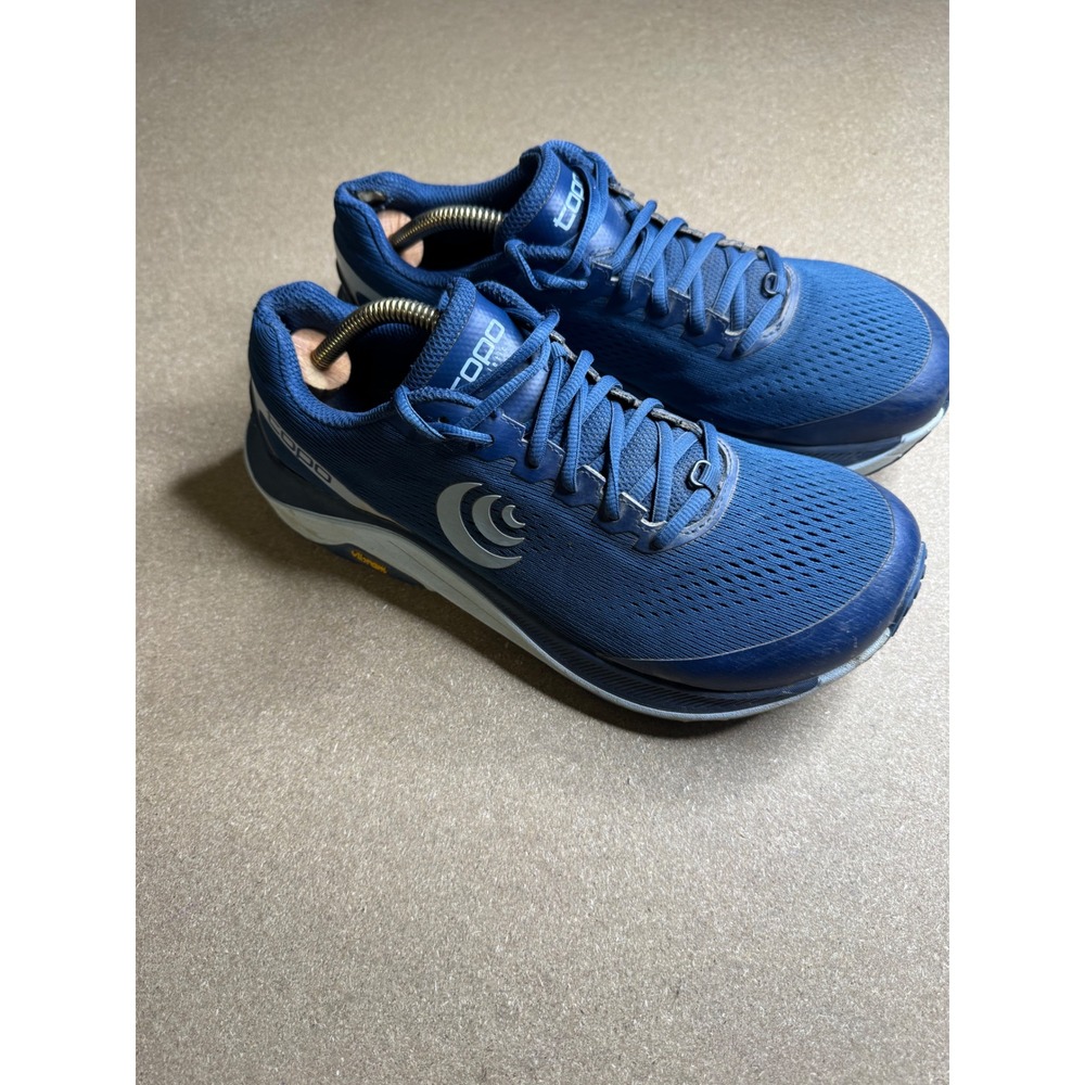 Topo Athletic Ultraventure 3 Navy Blue Trail Running Shoes Womens 9.5 Vibram
